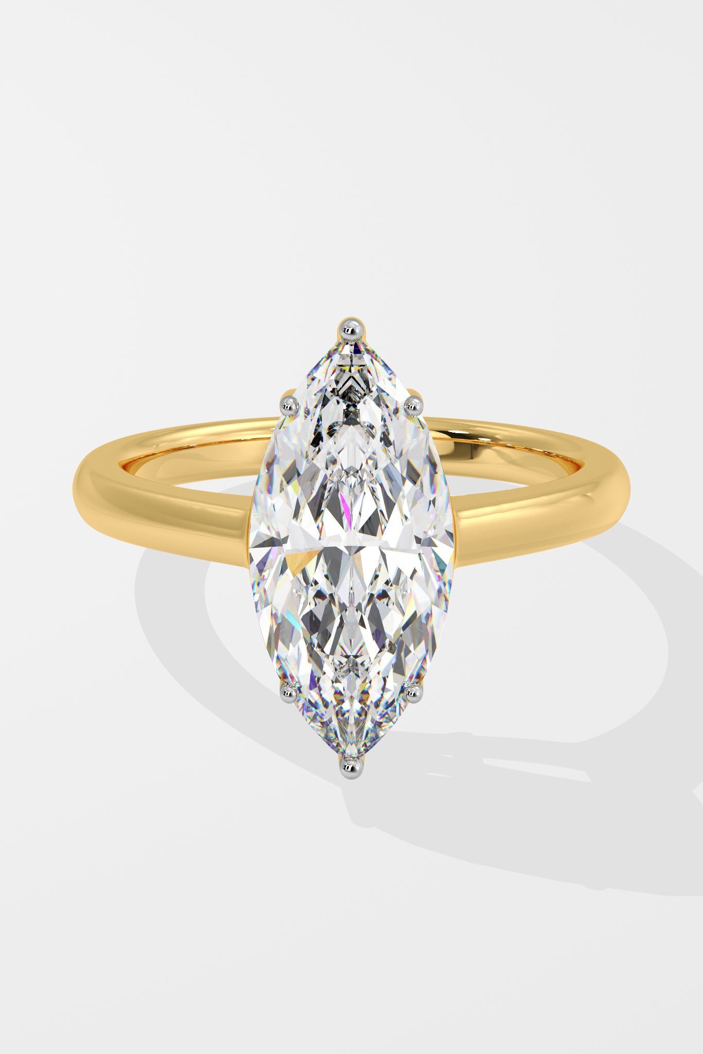 3 ct Marquise Solitaire Ring - House Of Quadri