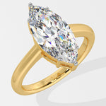 3 ct Marquise Solitaire Ring - House Of Quadri