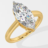 3 ct Marquise Solitaire Ring - House Of Quadri
