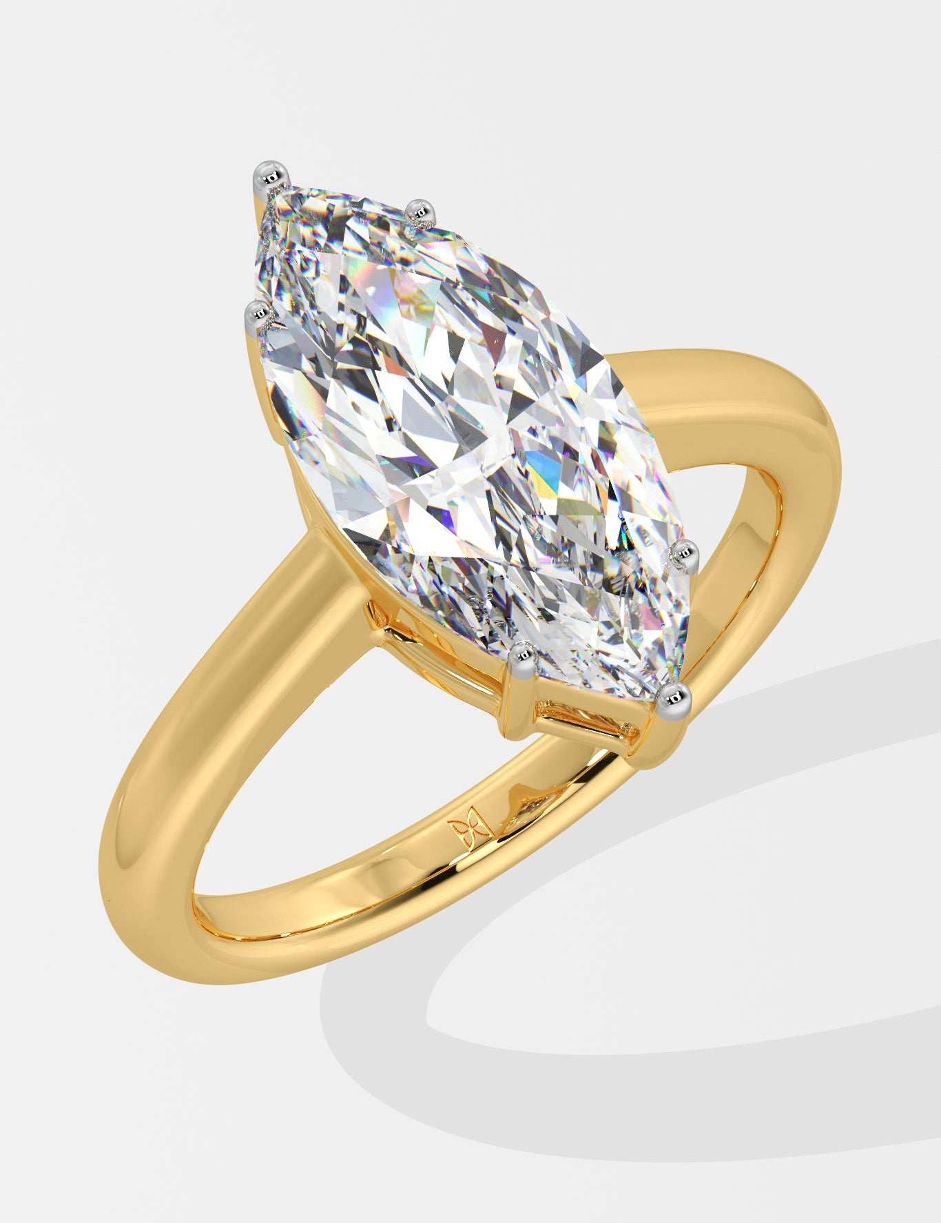 3 ct Marquise Solitaire Ring - House Of Quadri