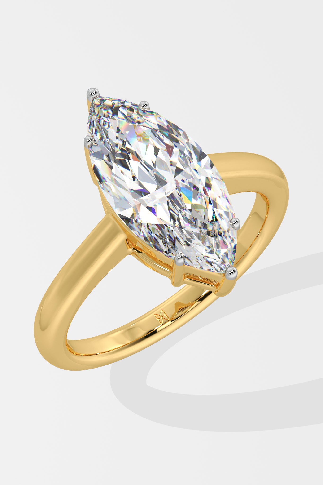 3 ct Marquise Solitaire Ring - House Of Quadri