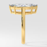 3 ct Marquise Solitaire Ring - House Of Quadri