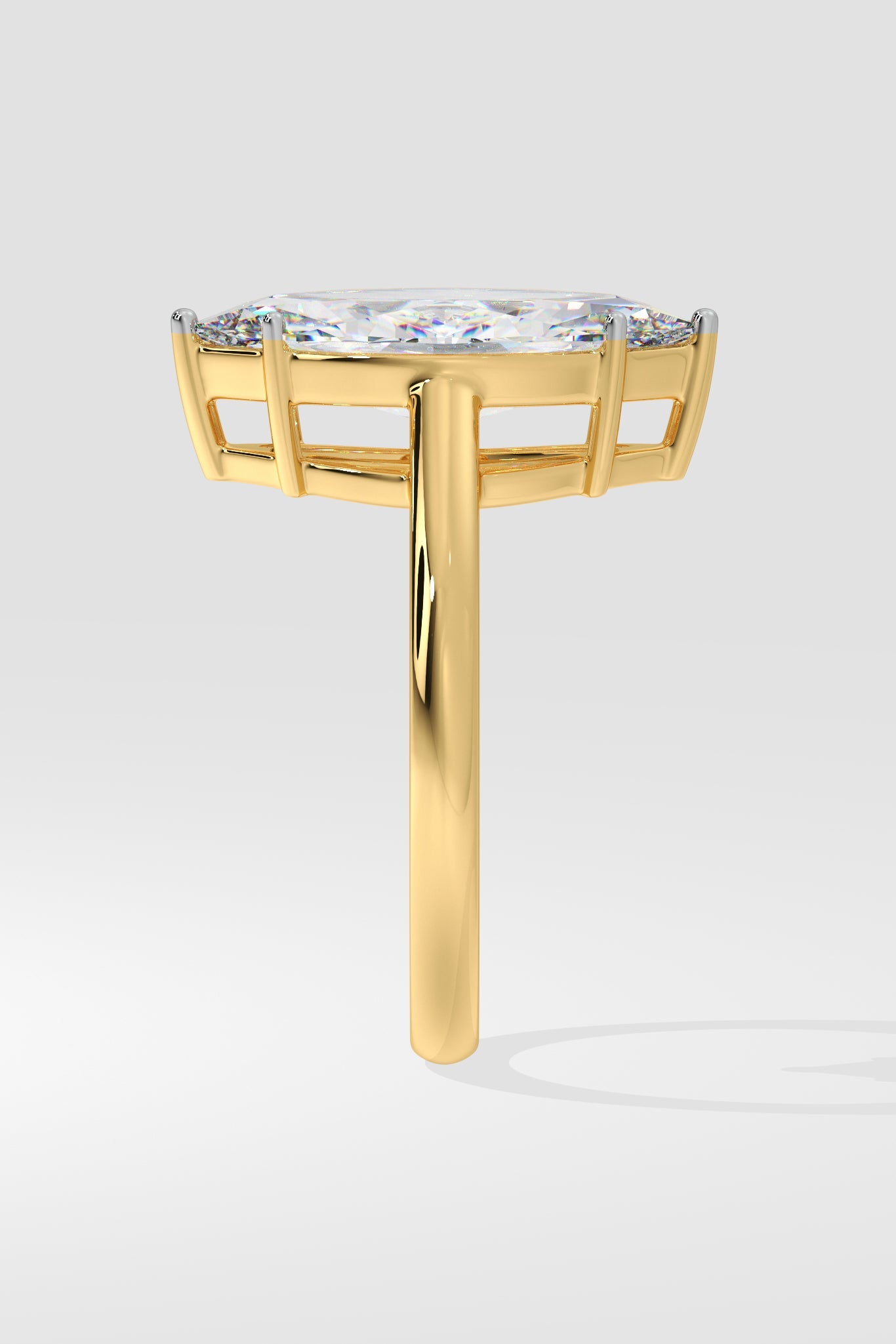 3 ct Marquise Solitaire Ring - House Of Quadri