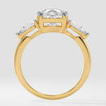 2 ct Pear Three Stone Ring - House Of Quadri