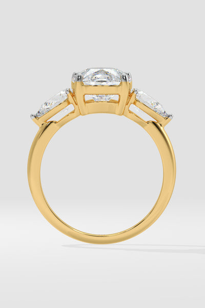 2 ct Pear Three Stone Ring - House Of Quadri