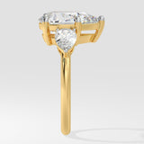 3 ct Pear Three Stone Ring