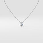 0.75 Ct Oval Necklace - House of Quadri