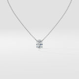 0.75 Ct Oval Necklace - House of Quadri