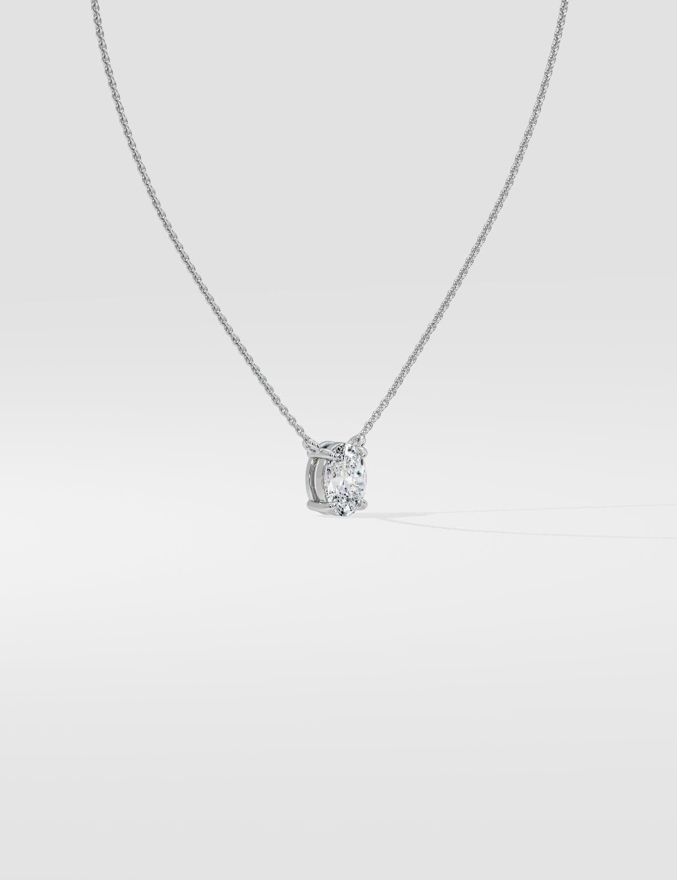 0.75 Ct Oval Necklace - House of Quadri