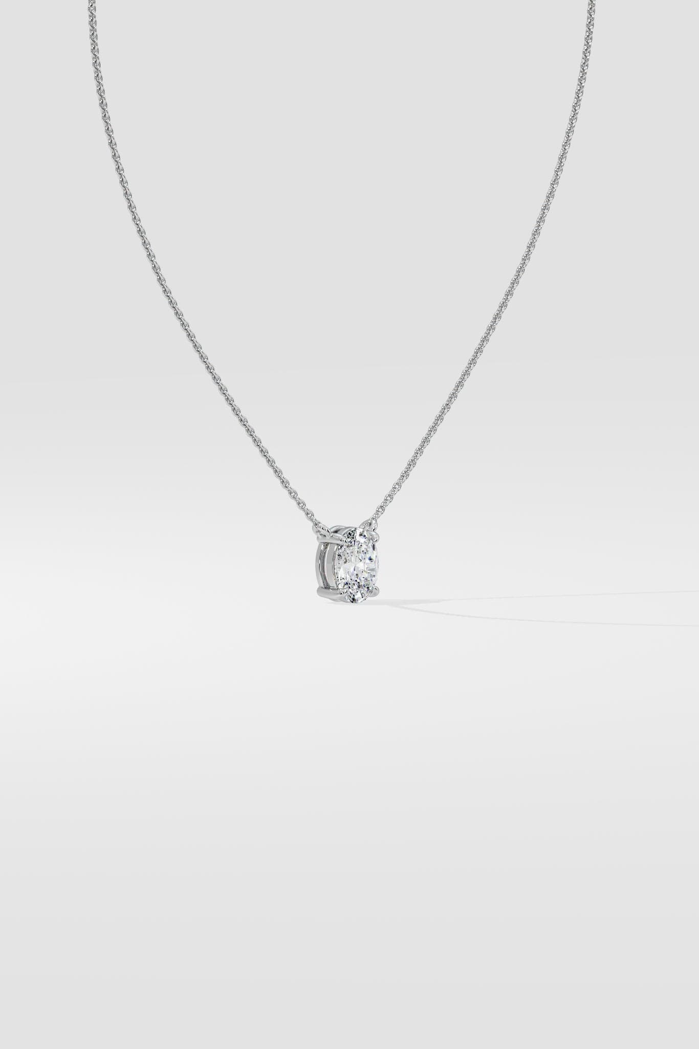 0.75 Ct Oval Necklace - House of Quadri