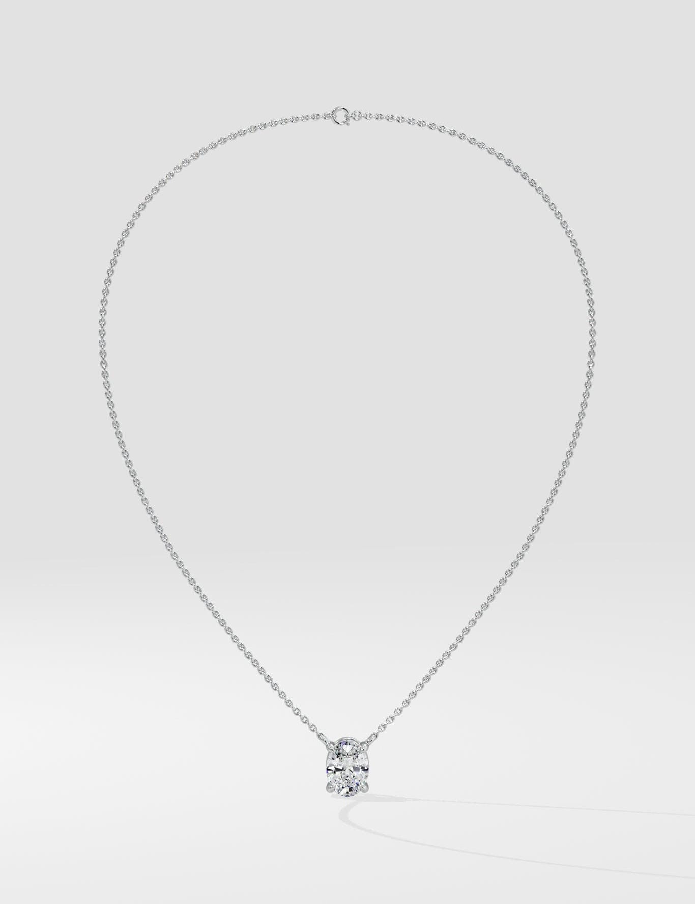 0.75 Ct Oval Necklace - House of Quadri