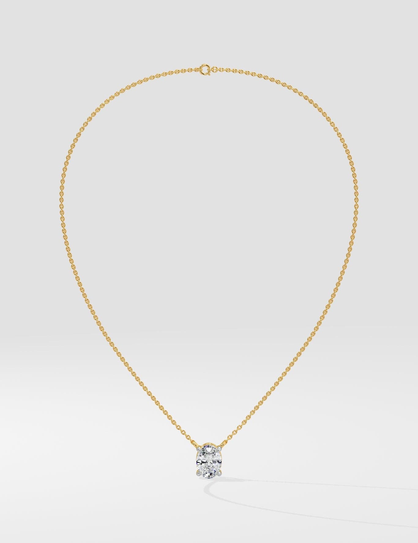 0.75 Ct Oval Necklace - House of Quadri