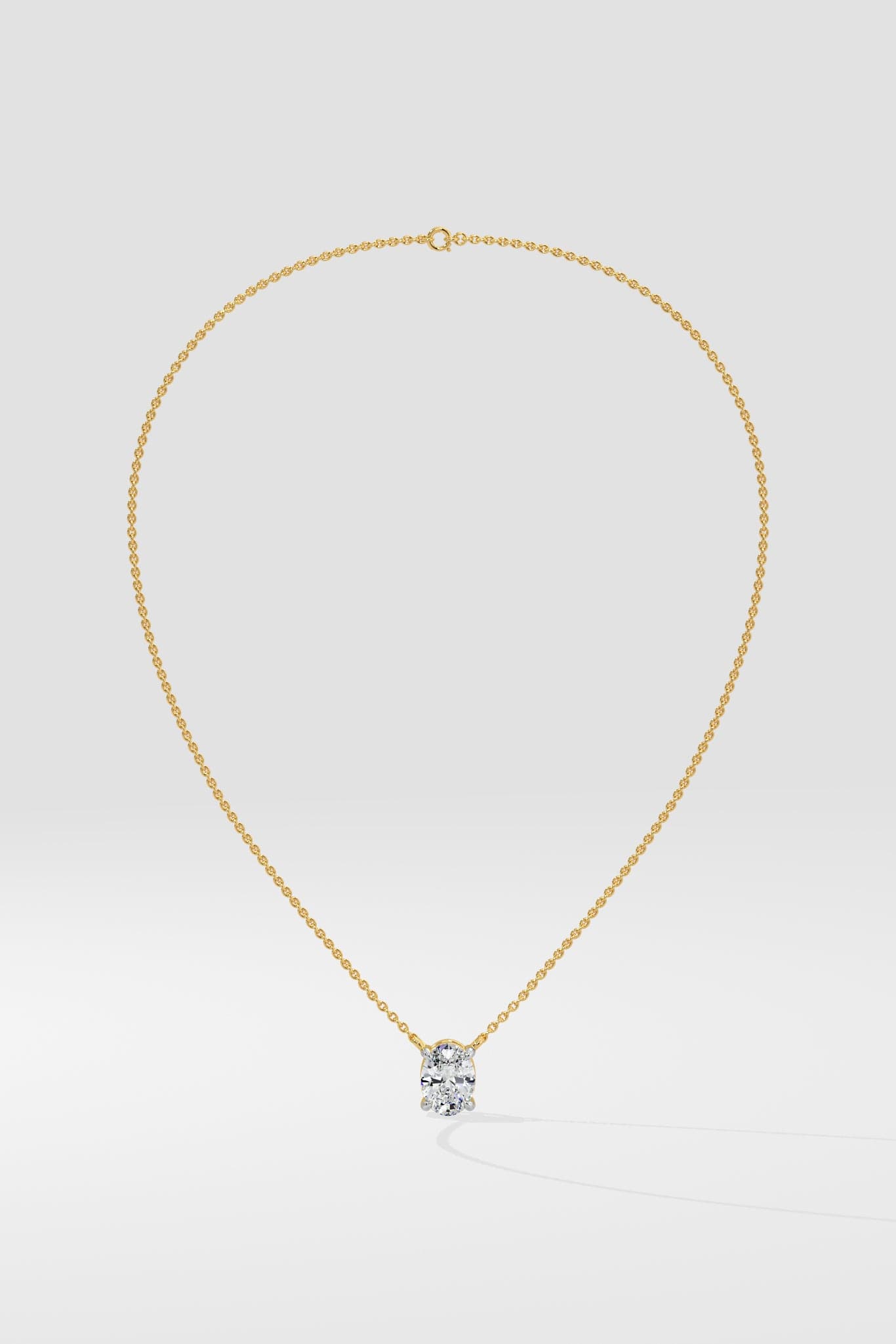 0.75 Ct Oval Necklace - House of Quadri