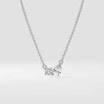 Double Diamond Duo Necklace - House of Quadri