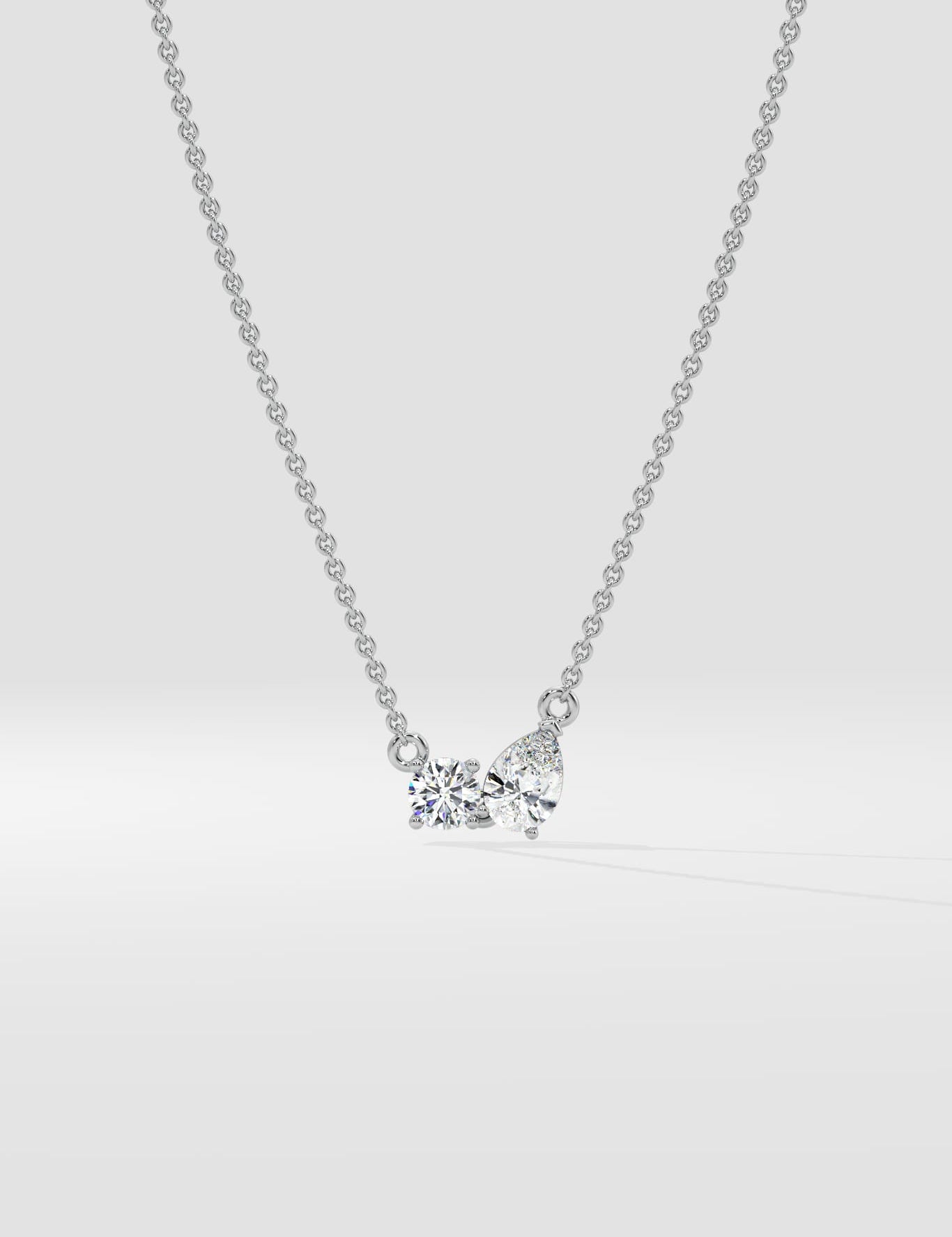 Double Diamond Duo Necklace - House of Quadri