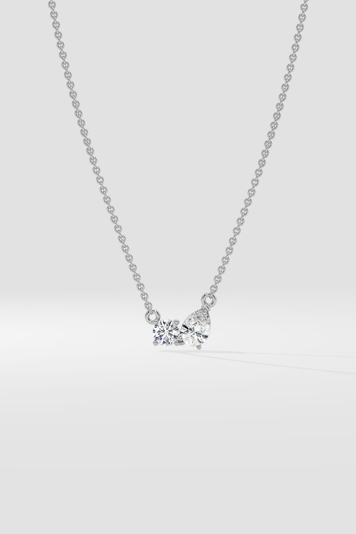 Double Diamond Duo Necklace - House of Quadri