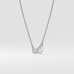 Double Diamond Duo Necklace - House of Quadri
