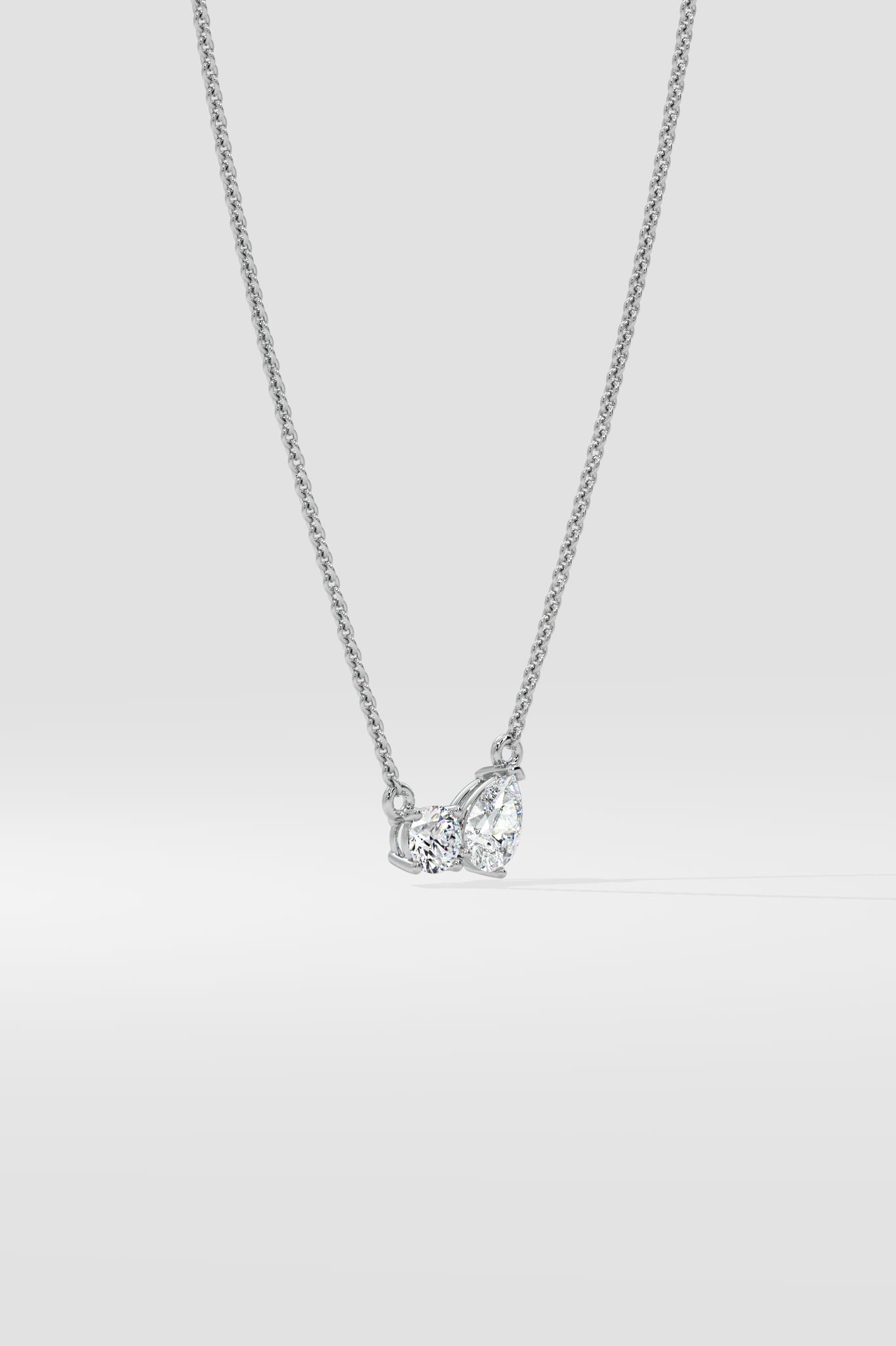Double Diamond Duo Necklace - House of Quadri