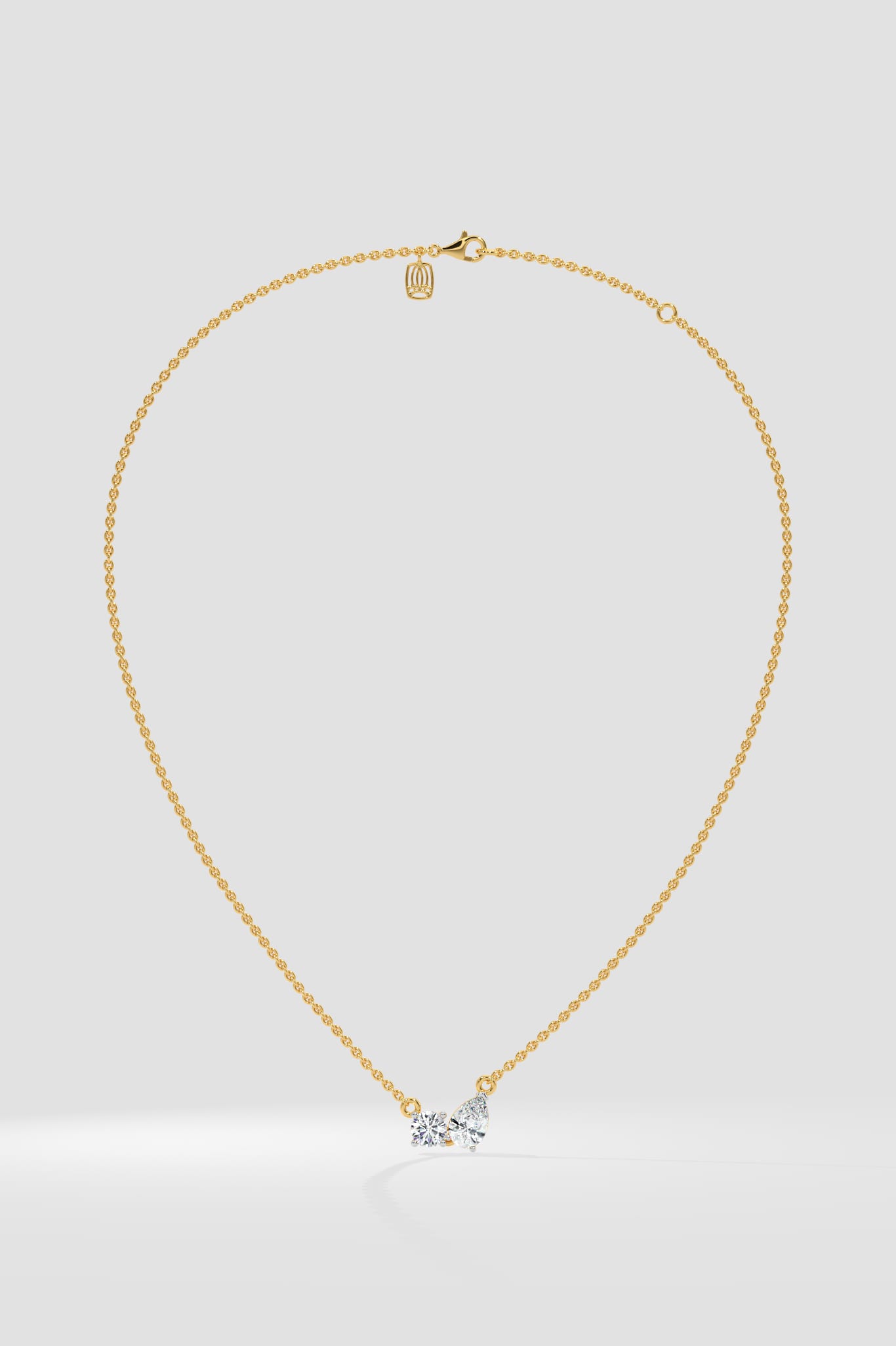 Double Diamond Duo Necklace - House of Quadri