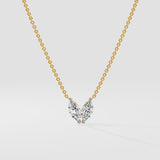 Marquise Heart Duo Necklace - House Of Quadri