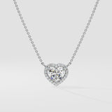 Solitaire Heart Necklace