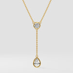 1 ct Solitaire Drop Necklace - House Of Quadri