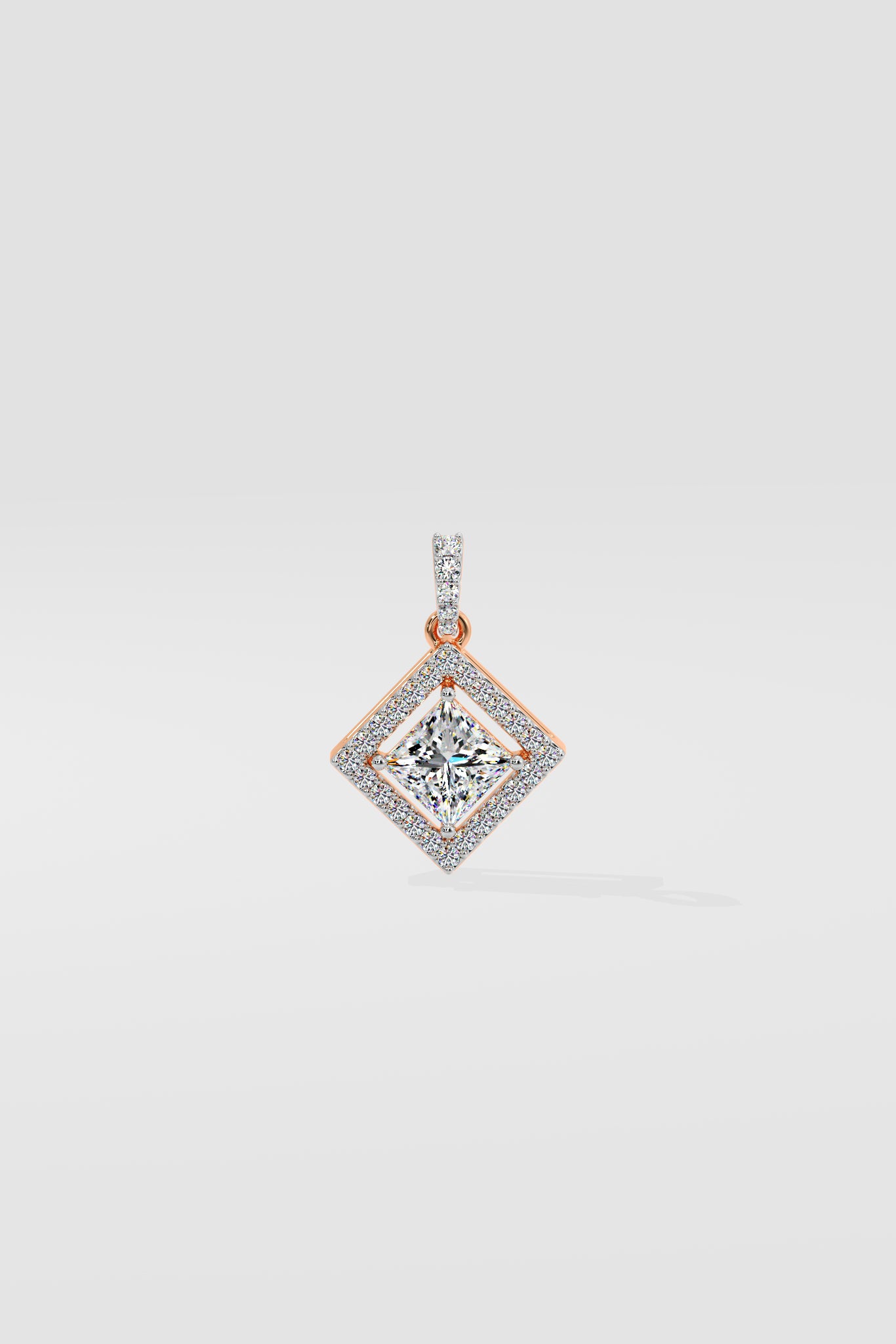 1 ct Luminous Princess Pendant