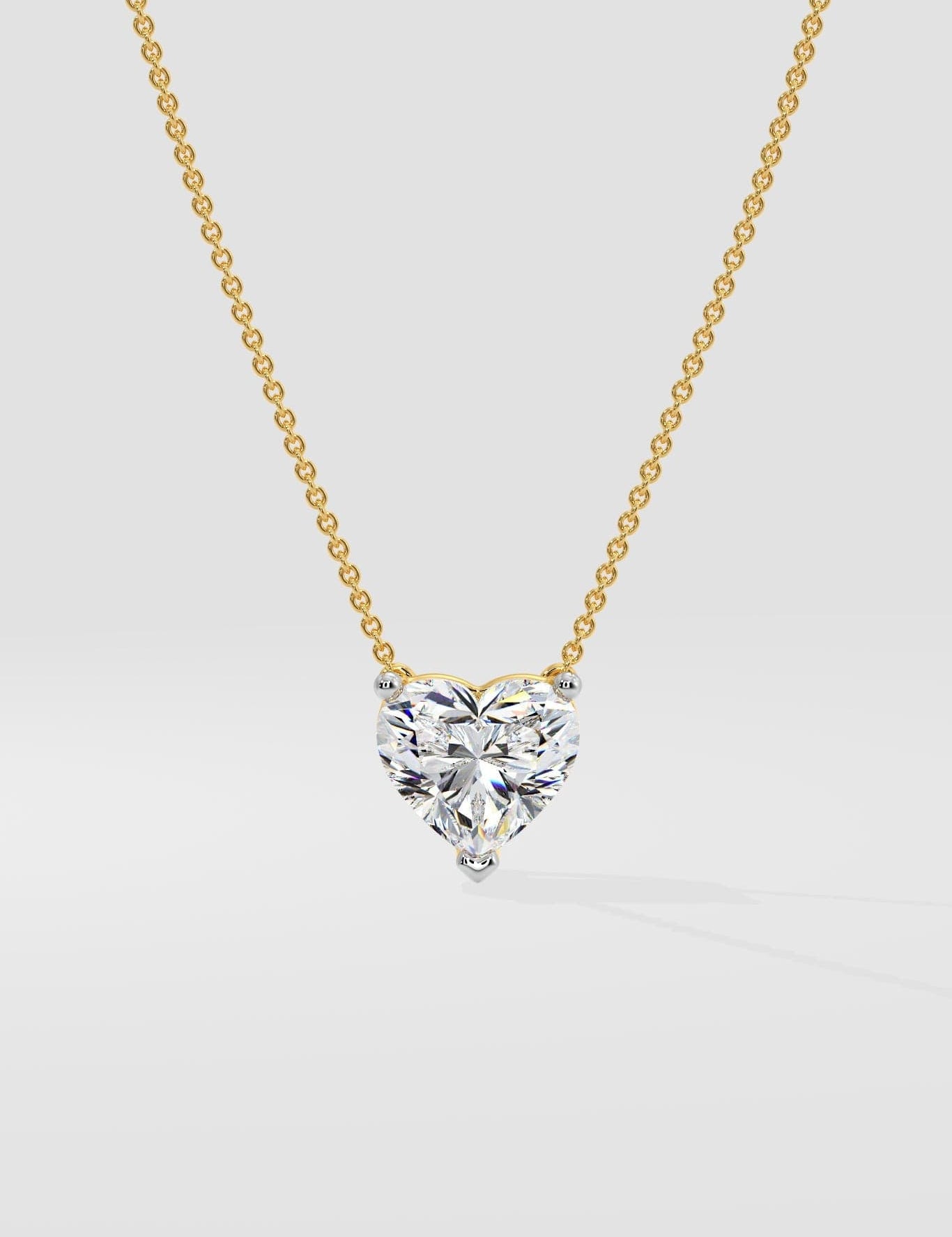 1 ct Heart Necklace - House Of Quadri