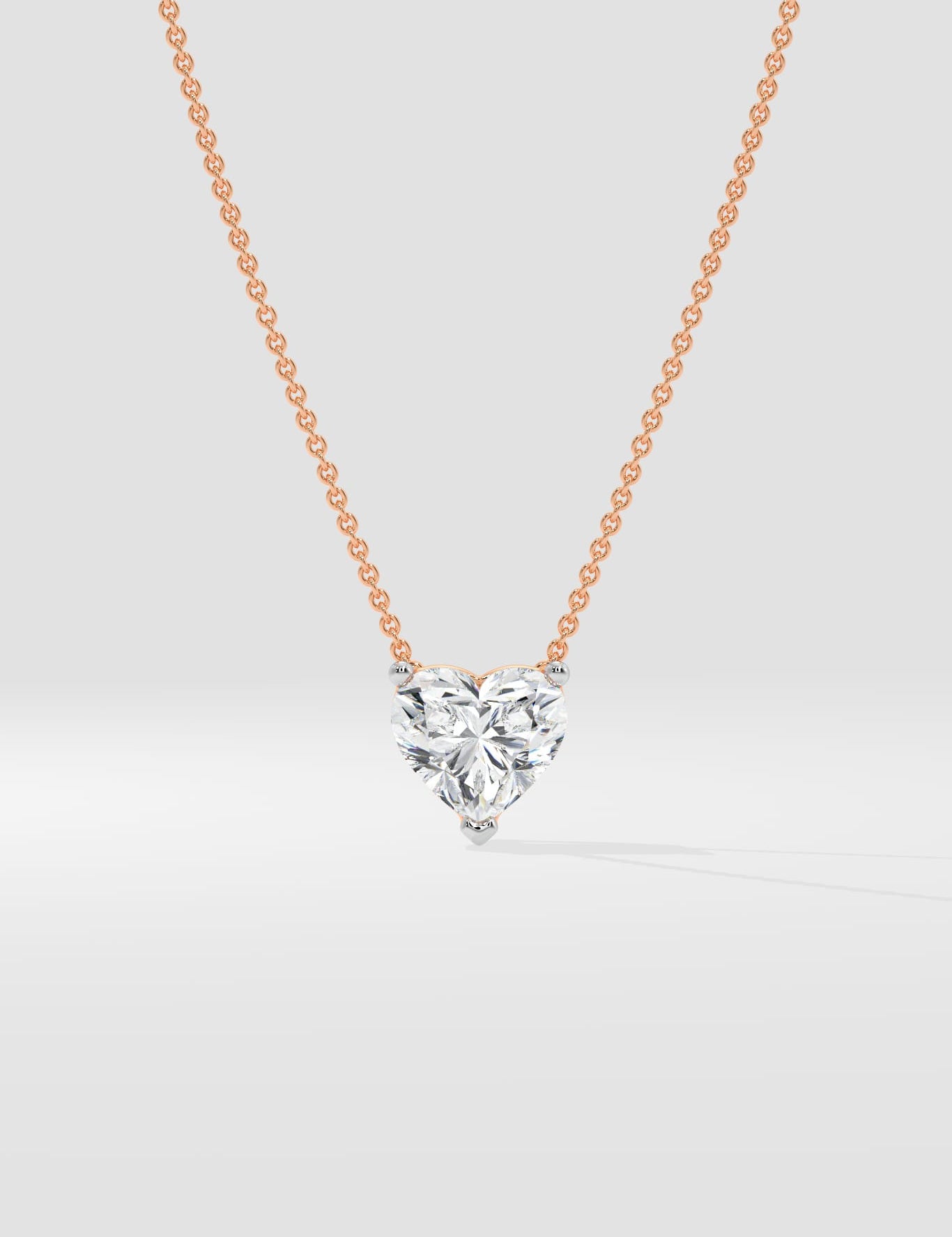1 ct Heart Necklace - House of Quadri