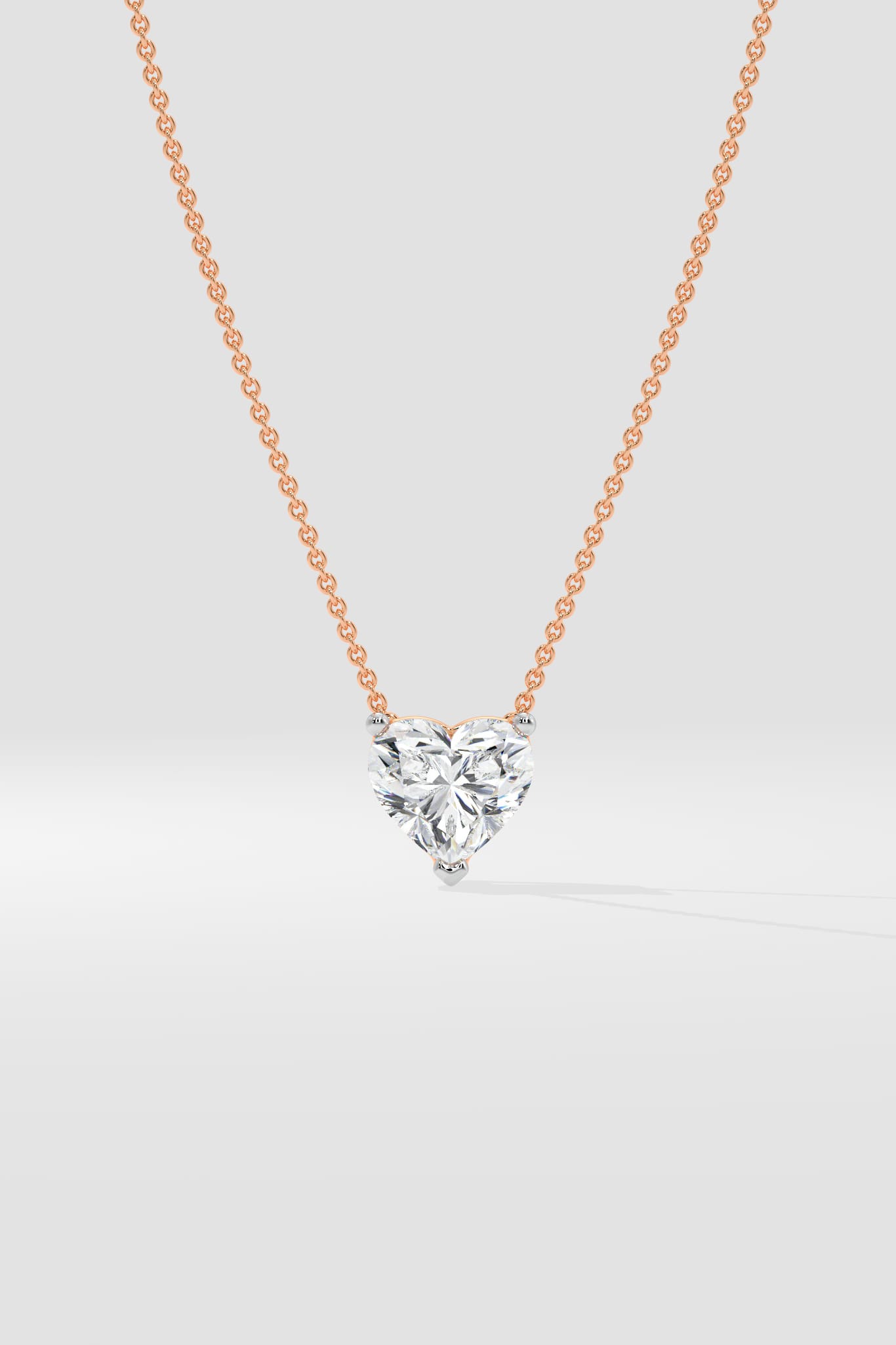 1 ct Heart Necklace - House of Quadri