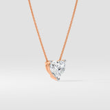 1 ct Heart Necklace - House of Quadri