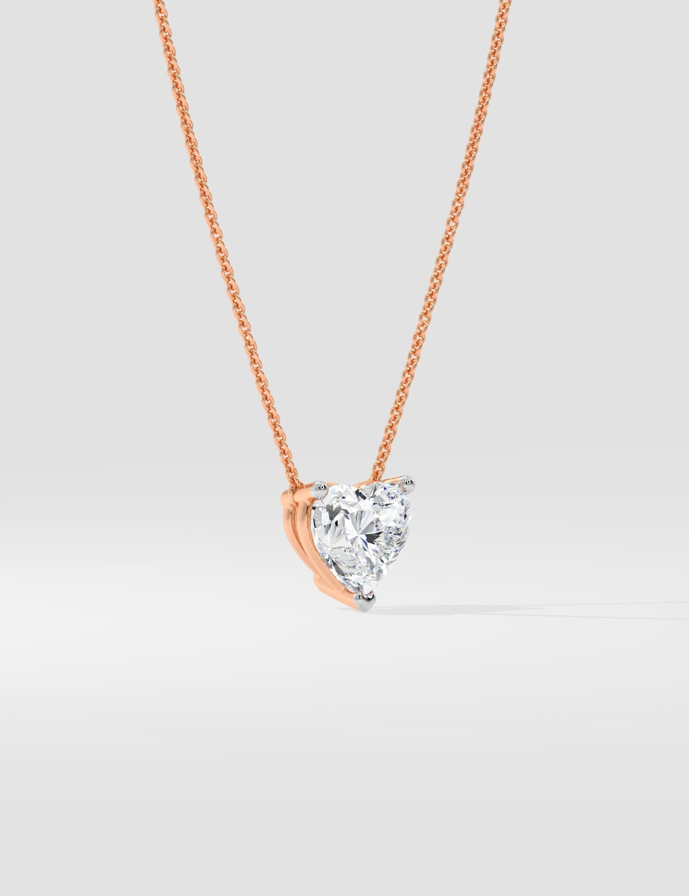 1 ct Heart Necklace - House of Quadri