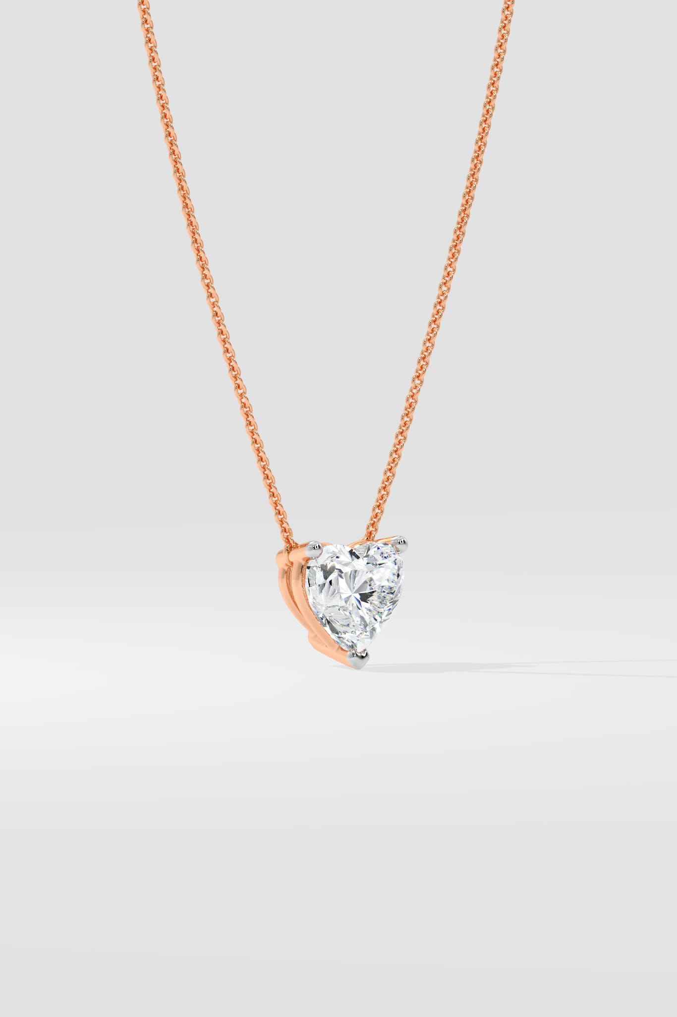 1 ct Heart Necklace - House of Quadri