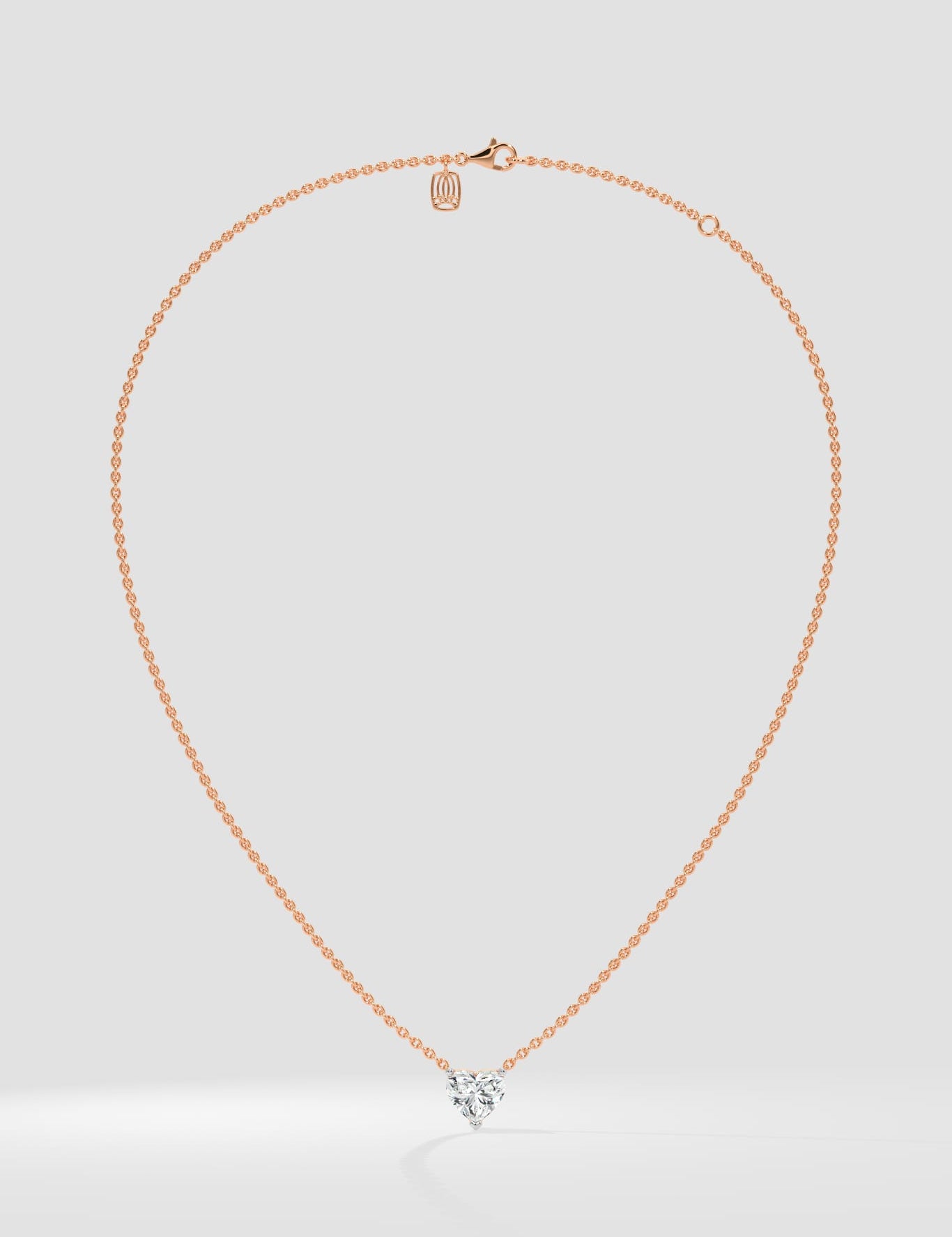 1 ct Heart Necklace - House of Quadri
