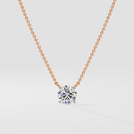 1 ct Solitaire Necklace - House Of Quadri