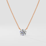 1 ct Solitaire Necklace - House Of Quadri