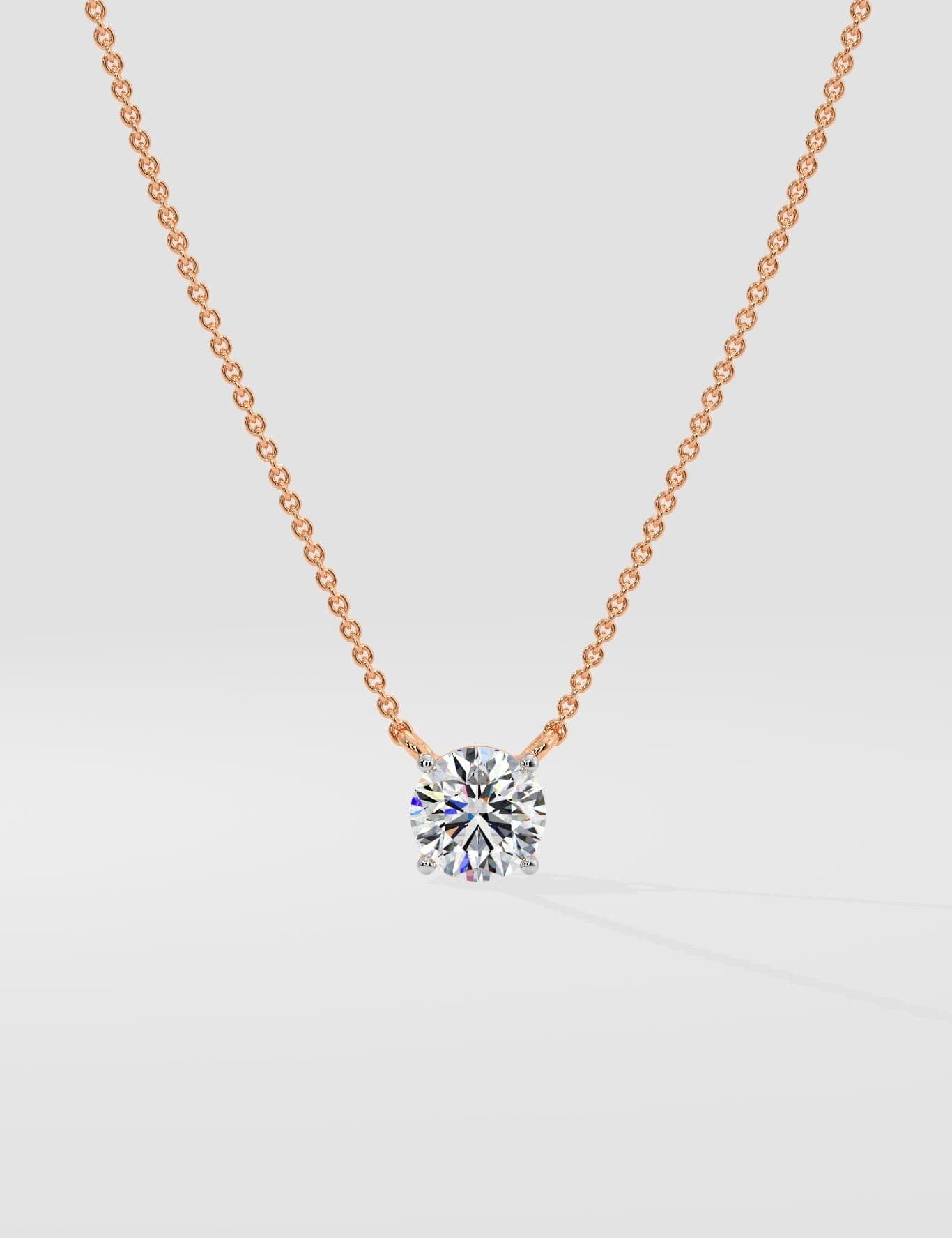 1 ct Solitaire Necklace - House Of Quadri