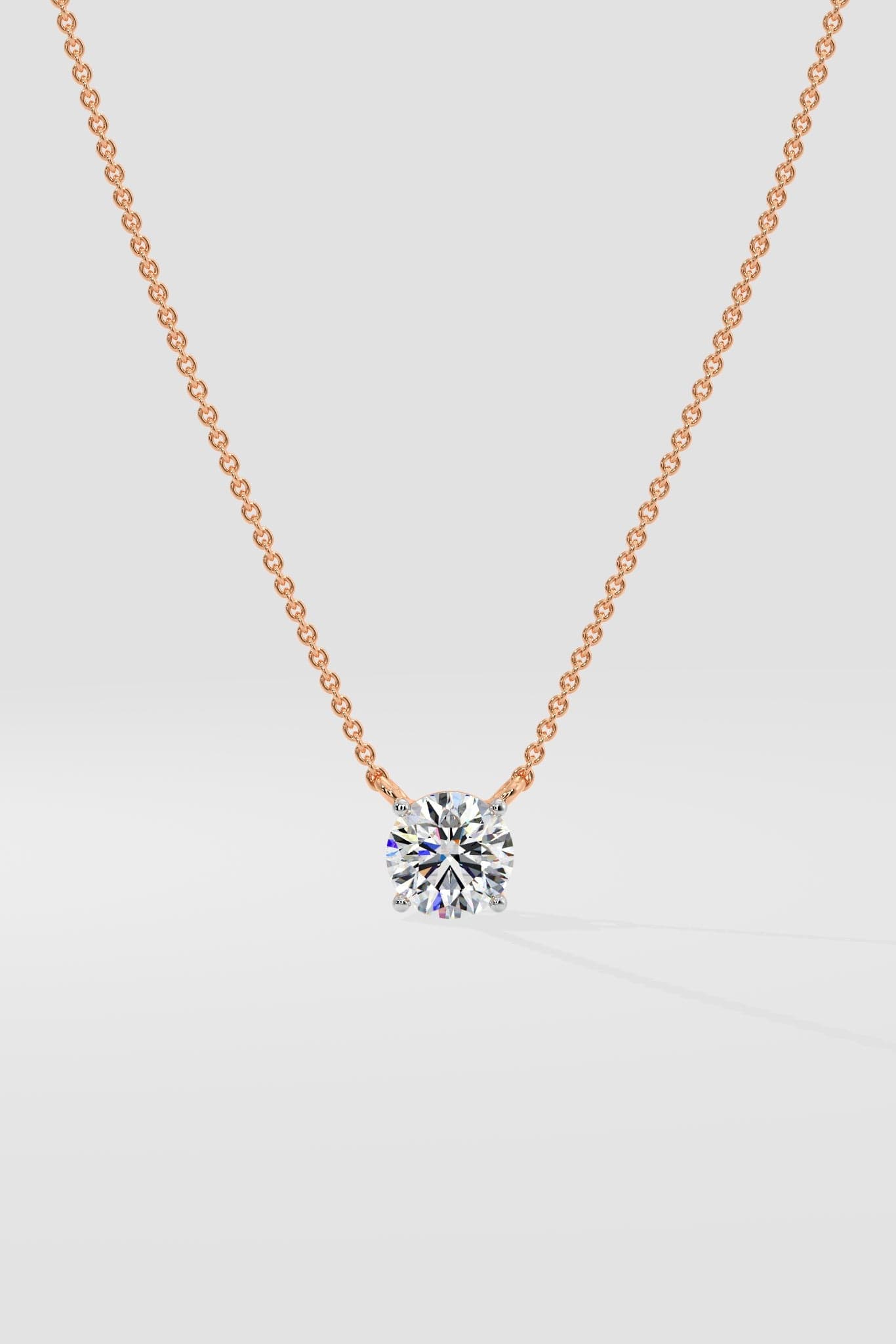 1 ct Solitaire Necklace - House Of Quadri