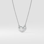 The Duo Heart Necklace - House of Quadri