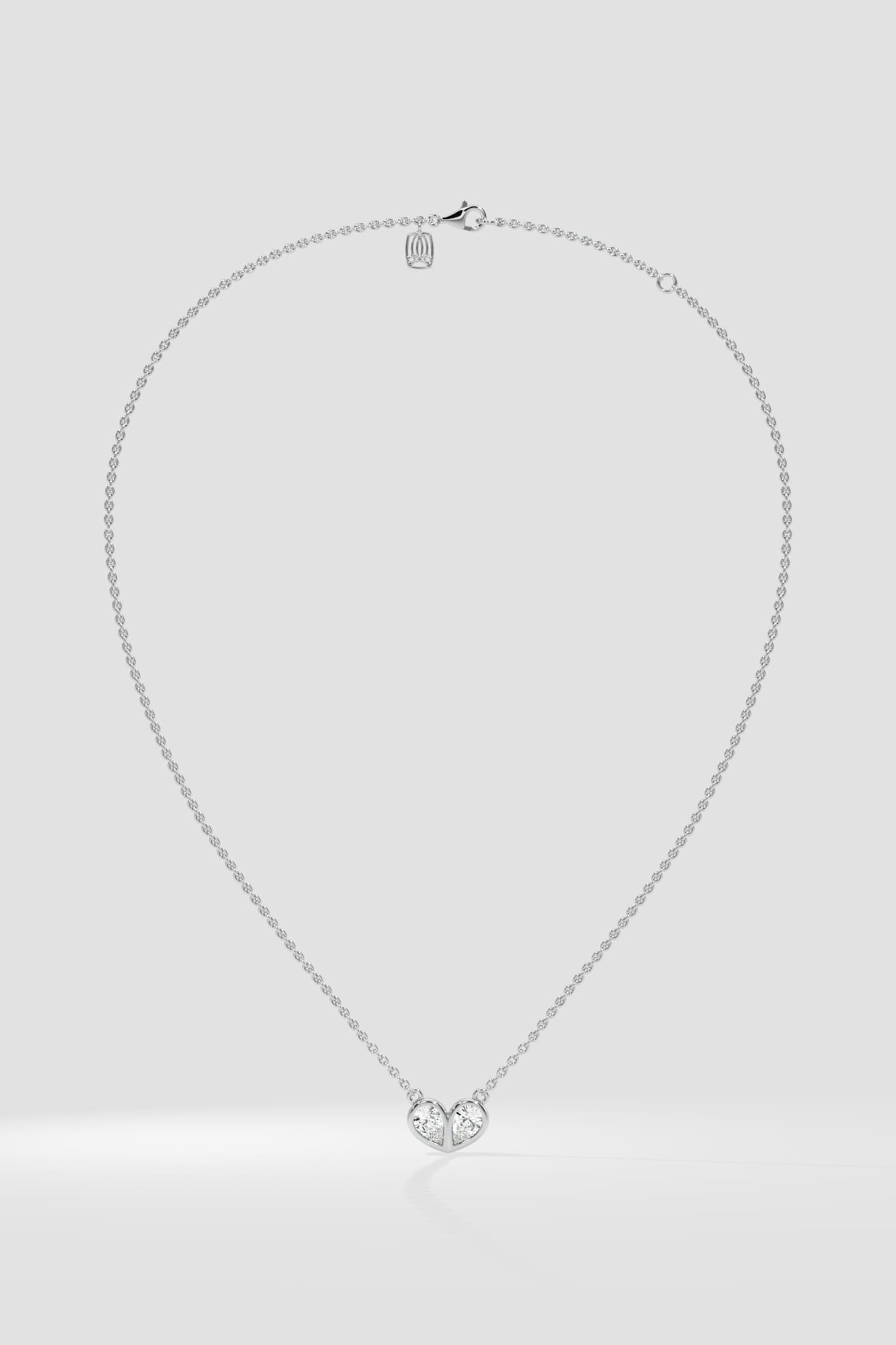 The Duo Heart Necklace - House of Quadri