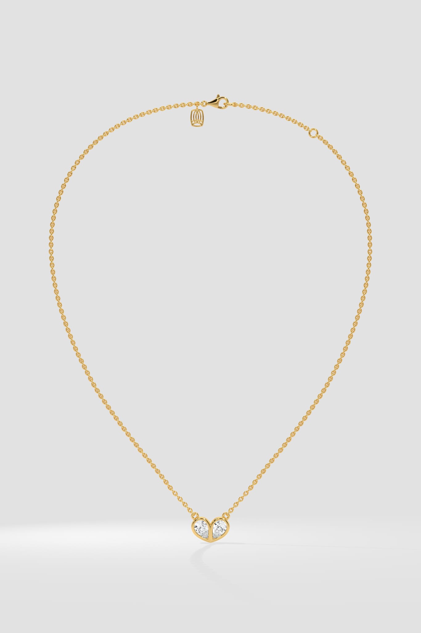 The Duo Heart Necklace - House of Quadri