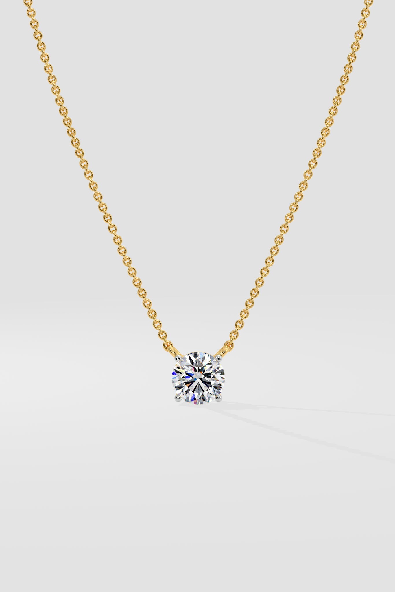 0.75 ct Solitaire Necklace - House Of Quadri