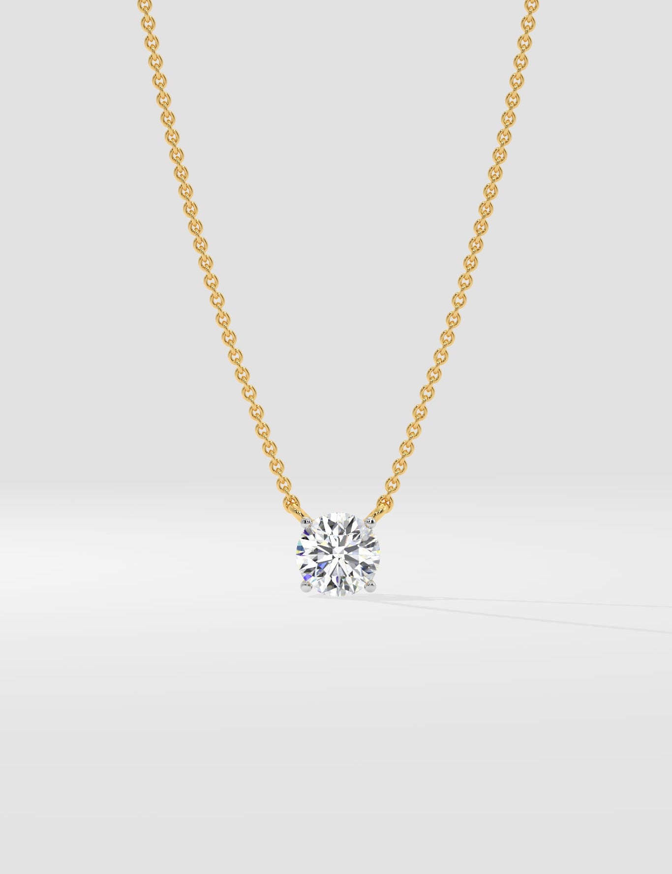 0.50 ct Solitaire Necklace - House of Quadri