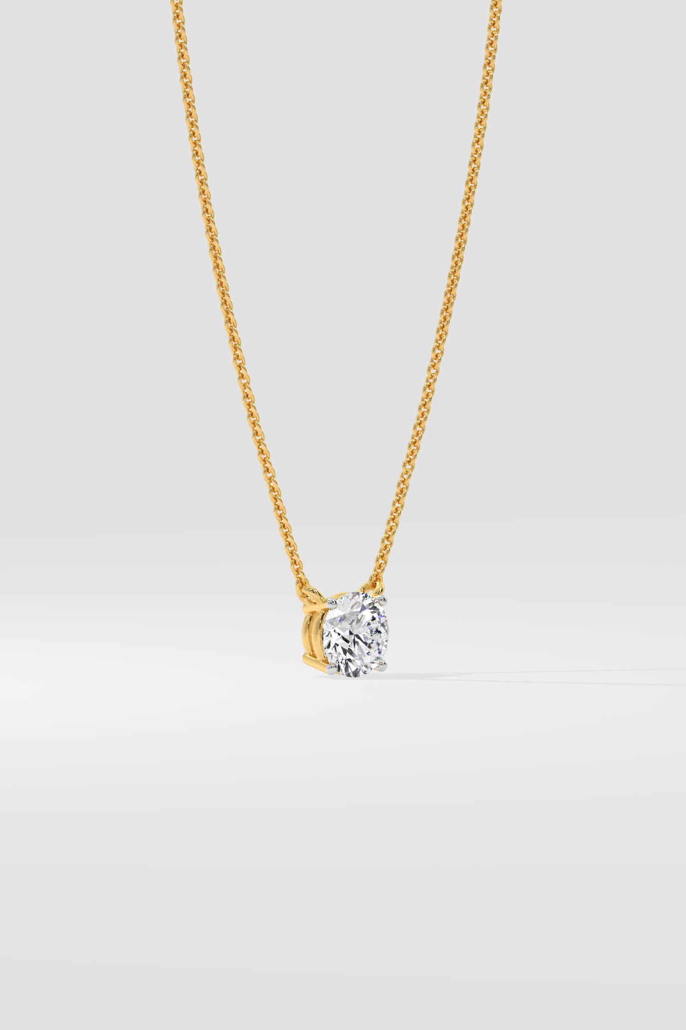 0.50 ct Solitaire Necklace - House of Quadri