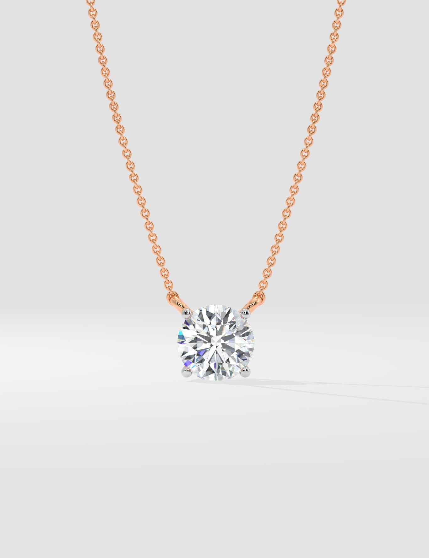 1 ct Solitaire Necklace - House of Quadri