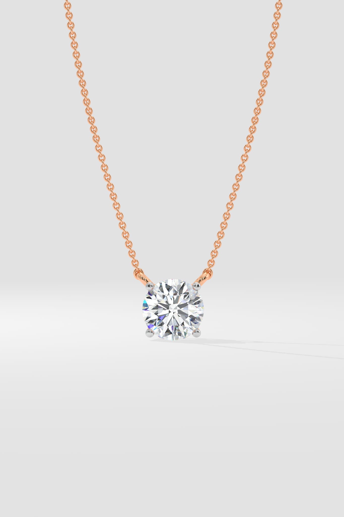 1 ct Solitaire Necklace - House of Quadri