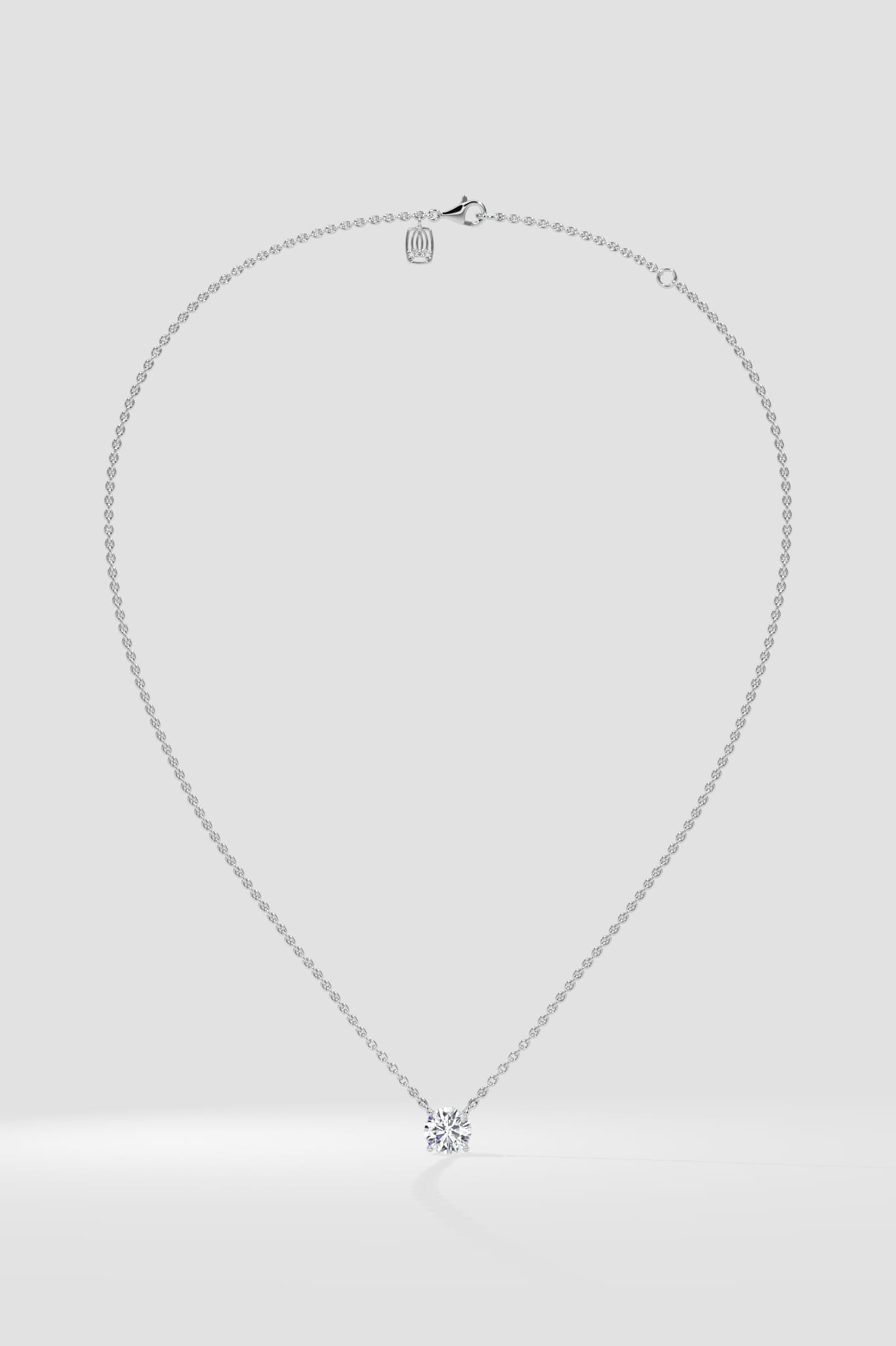 1 ct Solitaire Necklace - House of Quadri