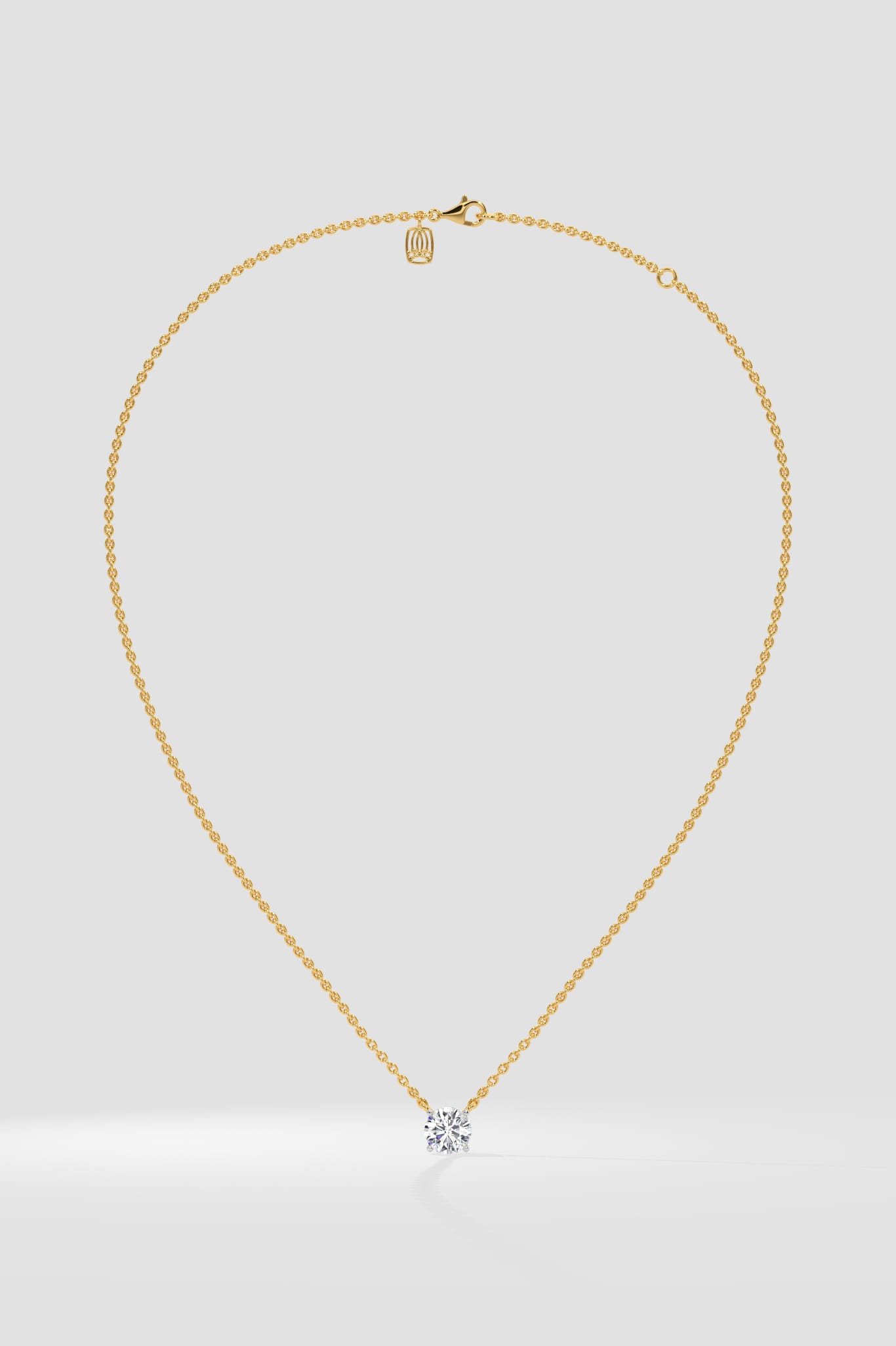 1 ct Solitaire Necklace - House of Quadri