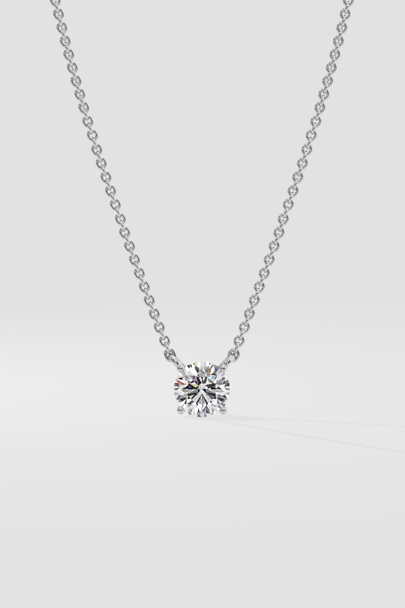 0.50 ct Solitaire Necklace