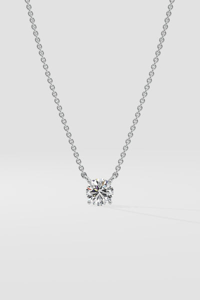 0.50 ct Solitaire Necklace